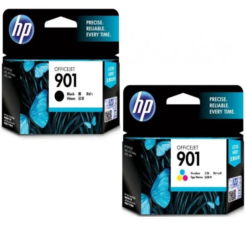 HP 901 Ink Cartridge - Black, Tricolor & Combo - eBuy UAE